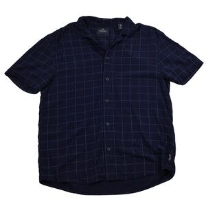 Scotch & Soda Amsterdam Couture Blue Windowpane Blouse Medium